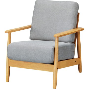 ◎布質1人用沙發 單人沙發 IG01 GY/LBR NITORI宜得利家居