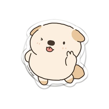 【插畫家聯名】嗚比的朋友雪花YA MagSafe氣囊支架