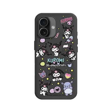 iPhone 17 SolidX 黑 - 三麗鷗-酷洛米20週年 - 酷玩系列-表情包