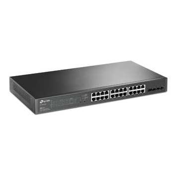 TP-LINK JetStream 28埠 Gigabit 智慧型交換器(含24埠PoE+) TL-SG2428P(UN)