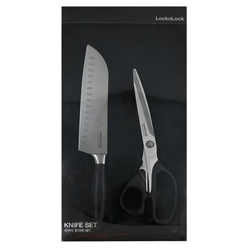 LocknLock 樂扣樂扣 不鏽鋼刀具2件組  不鏽鋼刀 + 剪刀  1組
