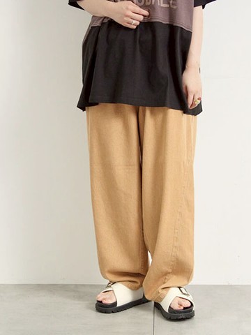 寬鬆感直筒牛仔長褲(0F000904410) - Samansa Mos2