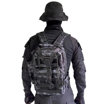 WJTWZY 路亞包多功能雙肩背包男單肩包斜挎包竿包防水戶外釣魚包