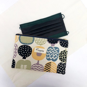 口罩收納 口罩暫存 萬用包 化妝包 收納包 防疫包 (多種花色)