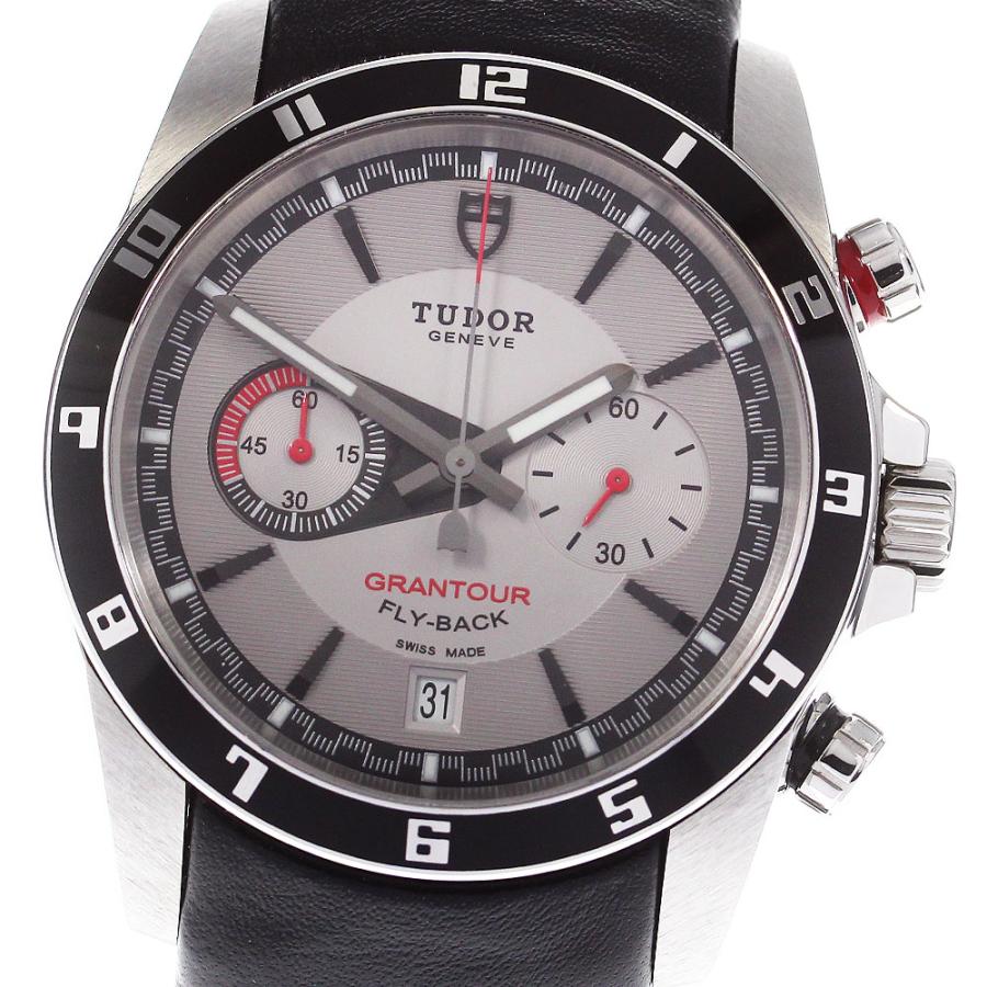 チュードル TUDOR 20550N グランツアー クロノ フライバック デイト 自動巻き メンズ 箱・保証書付き_744468