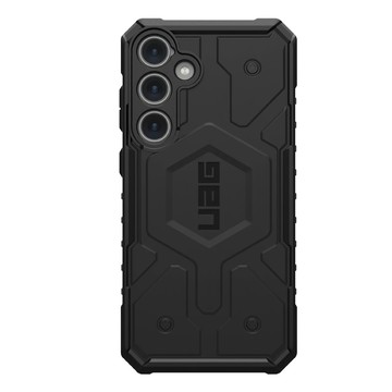UAG Galaxy S24 耐衝擊保護殼 五層防護設計 加高鏡頭邊框 雙孔吊繩設計 支援無線充電  碳黑色