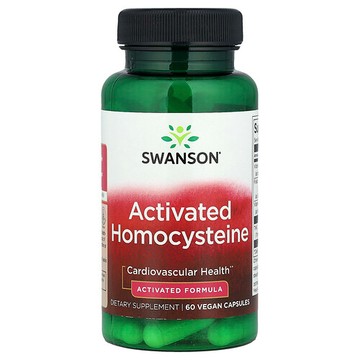 Swanson Vitamins, 活性同型半胱氨酸全素膠囊，60 粒