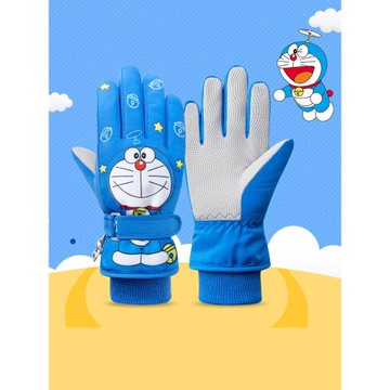 學生防水手套卡通保暖冬季兒童玩雪加絨加厚滑雪可愛戶外男孩女孩