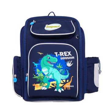 【IMPACT】怡寶 | 恐龍樂園 新一代標準型輕量護脊書包-深藍 IM007011NY