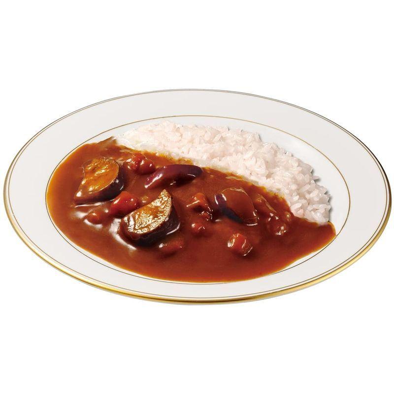 江崎グリコ カレー職人なすとトマトのカレー中辛170g×10個