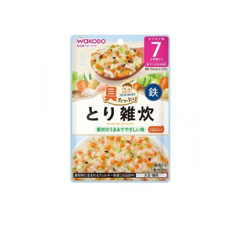 和光堂 具たっぷりグーグーキッチン とり雑炊 80g (1個)