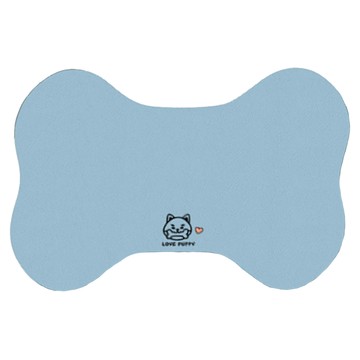 寵物硅藻泥地墊-藍色骨頭墊  80 x 50cm  1個