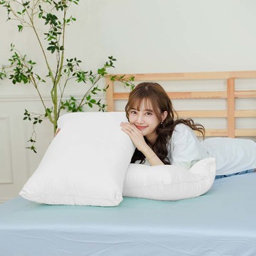 【GLORY】透氣雲朵個性枕 純白 單顆