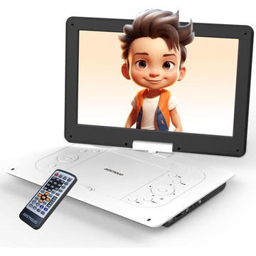 【日本代購】AESTIQUO 攜帶式DVD播放機 14.1英吋 ‎PD141