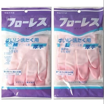 指尖強化 塑膠手套 厚款絨裡 清潔手套 消毒手套 廚房手套 化學手套 家用手套 工作手套