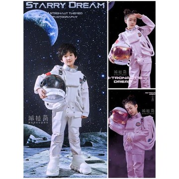 新款兒童攝影服裝道具宇航員太空主題影樓親子寫真拍照衣服親子裝