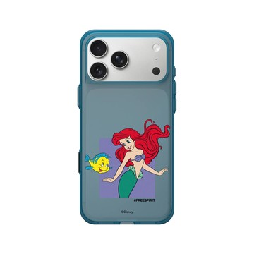 iPhone 17 Pro Max Clear (相機按鈕) 夜幕藍 - 迪士尼-公主系列 Disney Princess - 公主專屬系列-小美人魚 愛麗兒