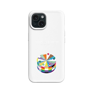 iPhone 15 SolidX 白 - PRIDE 2024: Love in All Forms - 在一起，更甜蜜，更強壯