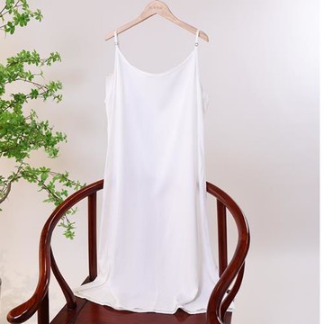 YIMIAN 春夏款原創百搭顯瘦純色中長款休閑氣質絕美吊帶裙