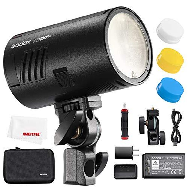 Godox正規代理店】Godox AD100Pro フラッシュストロボ 100Ws ポケット