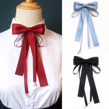 JK手打校園風白色襯衫裙裝蝴蝶結