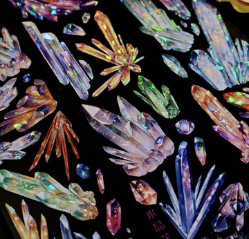 水晶花火 すいしょう PET 和紙膠帶 貝殼光 10米卷 台灣製