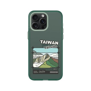 iPhone 15 Pro Max Clear 憂墨綠 - 老屋顏 Old House Face - 鐵窗花紋 - 台灣玉山