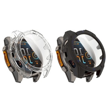 【PC+鋼化玻璃一體錶殼】適用 Garmin Fenix 8 51mm Solar 太陽能 專用 手錶 保護殼 硬殼