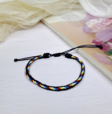 五彩手繩 客製化手繩手環 【自選顏色】TB019