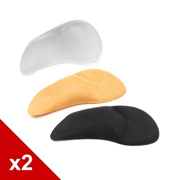 糊塗鞋匠 優質鞋材 H12 矽膠前掌足弓墊 2雙