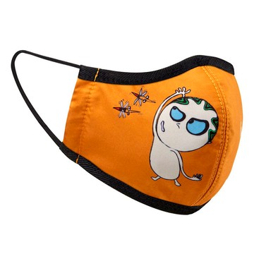 【seisei】雙層抗菌布口罩_德國專利技術_巴帝有蚊子 / 橘