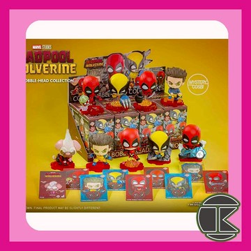 【愛蛋客】12月預購 Hot Toys死侍與金剛狼盲盒 盲抽 曼威 盒玩 收藏 娛樂  一中盒8入