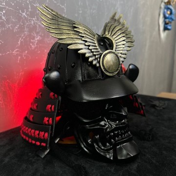 日本 Kabuto 武士頭盔可穿戴，日本武士盔甲，武士角色扮演