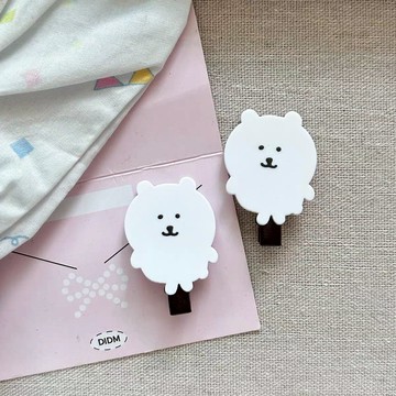 🧸台灣現貨 小熊髮夾 自嘲熊髮夾 劉海夾 兒童髮飾 邊夾 bb夾 大嘴夾 可愛髮夾 頭飾 髮夾 鴨嘴夾 瀏海髮夾