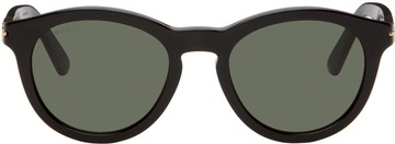 Gucci 黑色 Round 太阳镜