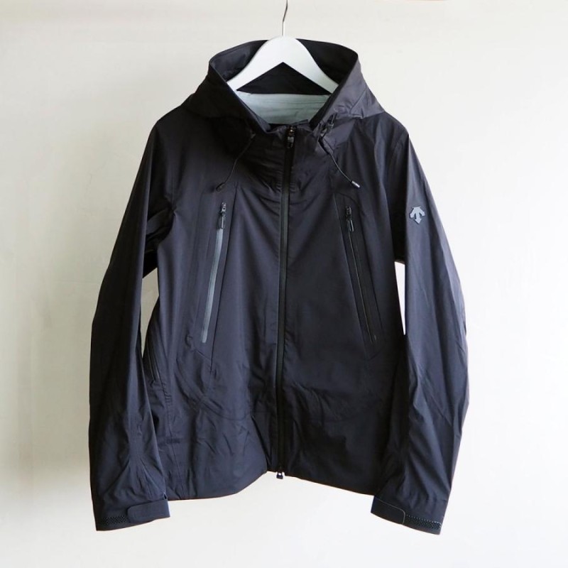 DESCENTE ALLTERRAIN HARD SHELL JACKET CREAS BLACK デサントオルテ