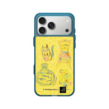 iPhone 17 Pro Max Clear (相機按鈕) 夜幕藍 - Van Gogh Museum - 現代素描 - 圖案