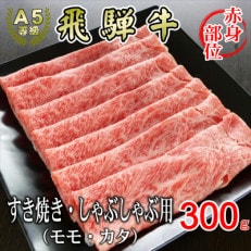 [A5等級]飛騨牛赤身肉スライス300g　モモ又はカタ肉