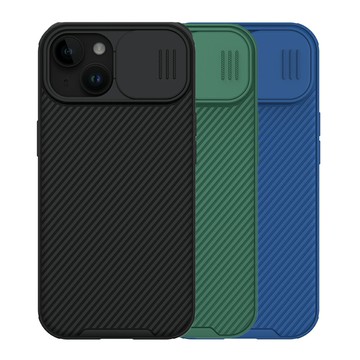 鏡頭滑蓋!強尼拍賣~Apple iPhone 15/15 Plus 黑鏡 Pro 保護殼