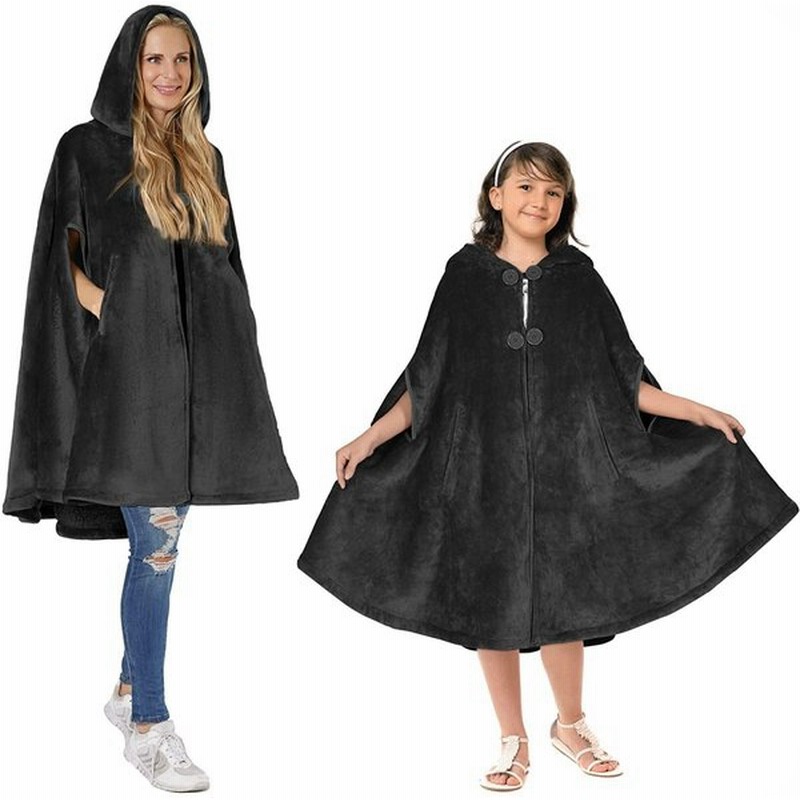 Catalonia 着る毛布 ポンチョコート フード付き 肩掛け マント風 ルームウェア おしゃれ かわいい 冬 プレゼント 厚手 あったか 着るブラ 通販 Lineポイント最大0 5 Get Lineショッピング