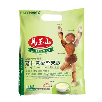 馬玉山 薏仁燕麥堅果飲(12入/袋)