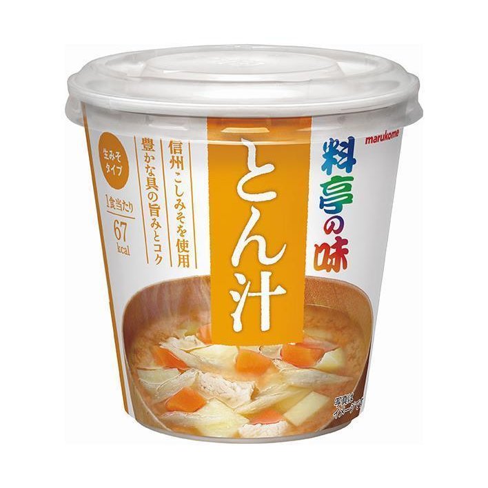 マルコメ カップ料亭の味 とん汁 1食×6個入×(2ケース)｜ 送料無料