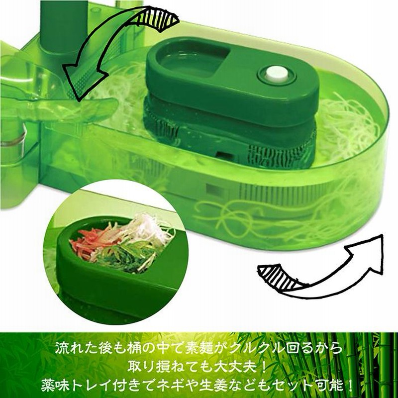流しそうめん機 ウォータースライダー そうめん流し器 そうめん
