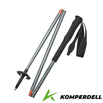 【Komperdell 奧地利】航太鋁合金快折登山杖-聯名款1942335710-S鐵灰