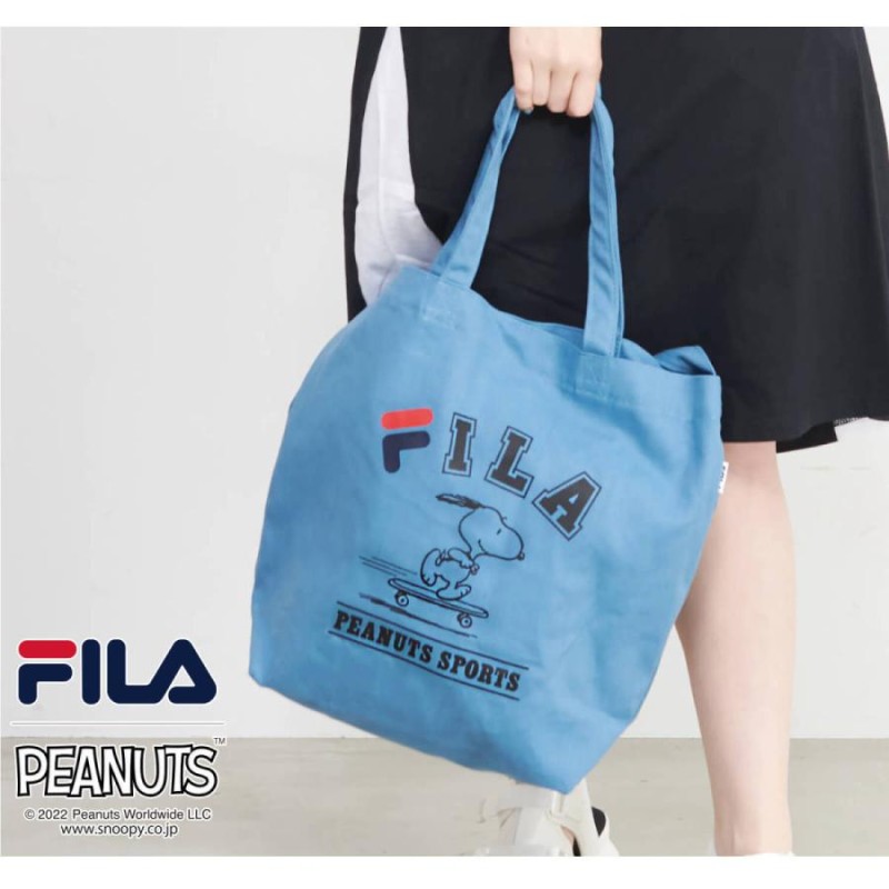 フィラ FILA スヌーピー SNOOPY コラボ トートバッグ 2way