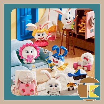 【115.1月預購】愛寵大機密 小白系列 擺件盲盒 盒玩 盲抽 收藏 娛樂 一中盒8入 愛蛋客