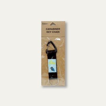 登山扣鑰匙圈 2入組 翠鳥