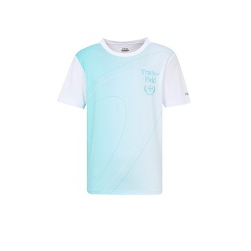 FILA 男短袖圓領T恤-白色 1TEA-1303-WT