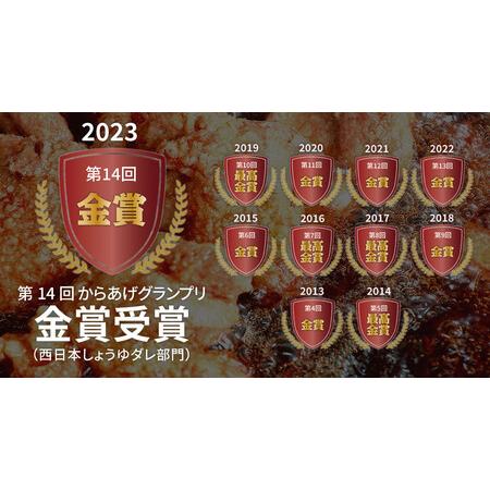 ふるさと納税 からあげグランプリ金賞受賞 鳥しん 九州産 若鶏 からあげ 手羽先 500g(約7本)×2袋 揚げ方レシピ付き 中津からあげ.. 大分県中津市