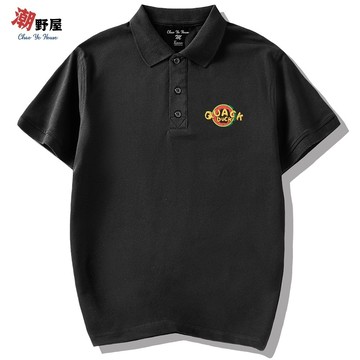 潮野屋 吃瓜鴨 西瓜 POLO衫 短T 衣服 短袖上衣 歐美 潮T 可愛 潮流 街頭 創意 休閒 WPS-982